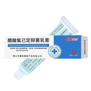 Chlorhexidine Acetate Antibacterial Cream for the treatment of anal itching. This effective cream contains 0.03%-0.25% chlorhexidine acetate, designed to soothe discomfort and inhibit harmful bacteria. Ideal for those seeking relief from skin irritation caused by infections. Suitable for external use.